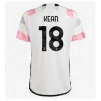 Camisa de time de futebol Juventus Moise Kean #18 Replicas 2º Equipamento 2023-24 Manga Curta